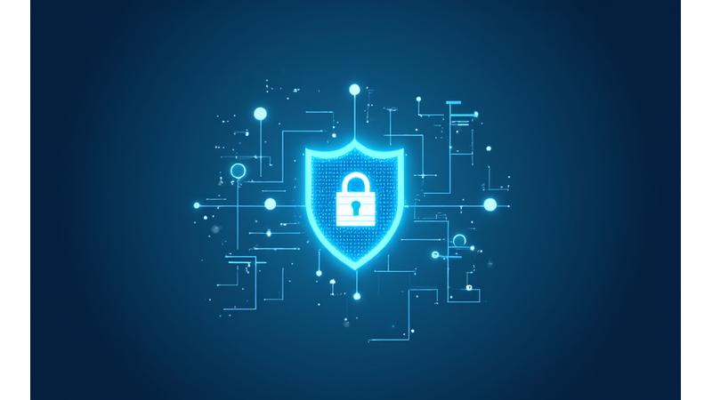 Abstrakte Darstellung von Datenschutz und digitaler Sicherheit